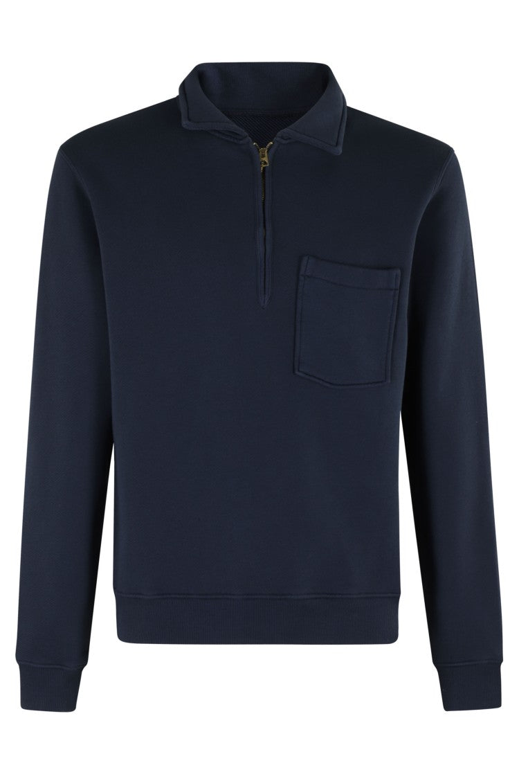 Fortela Woven Zip-Up Sweatshirt