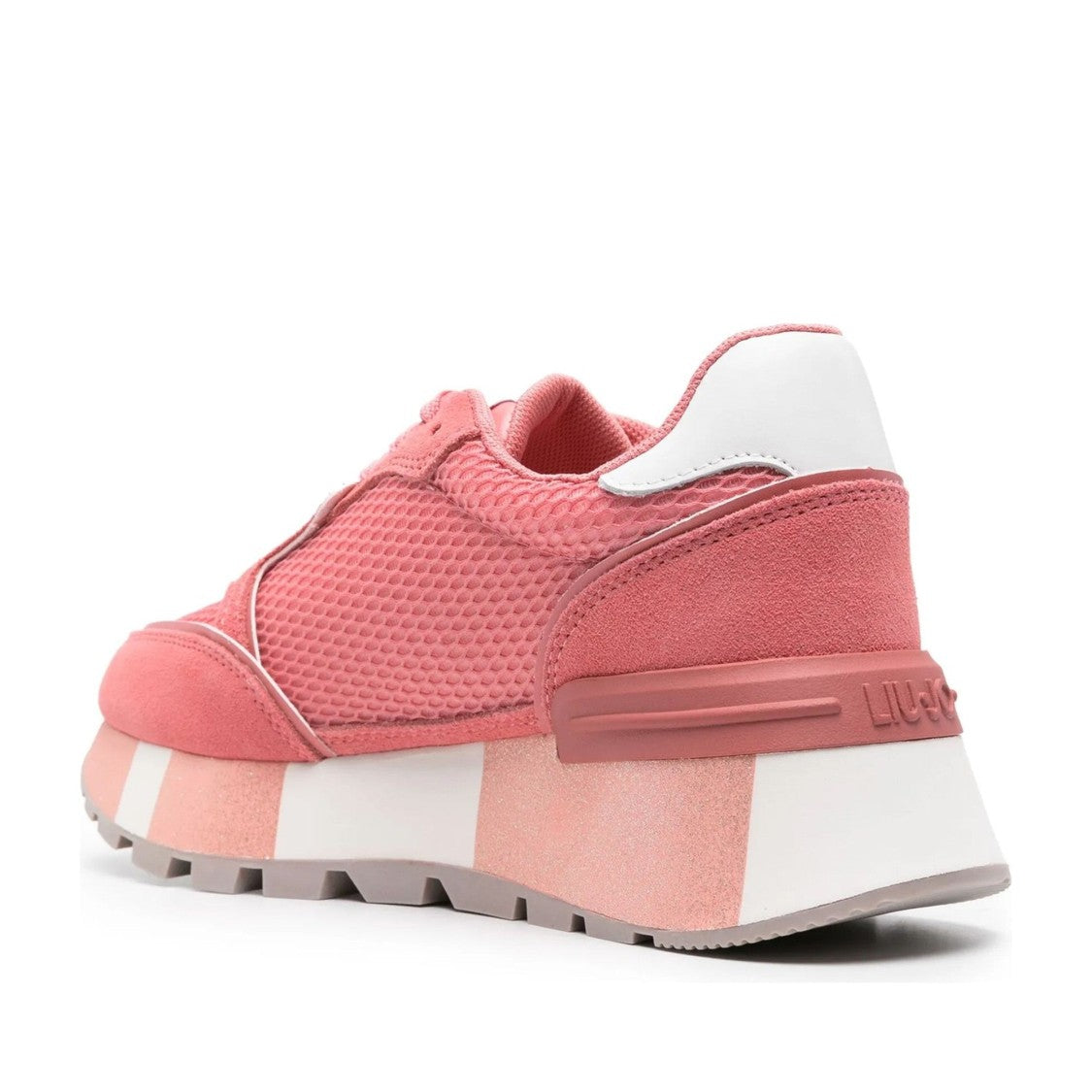 Liu Jo Pink Amazing 25 Vibrant Chunky Sole Lace-Up Sneakers