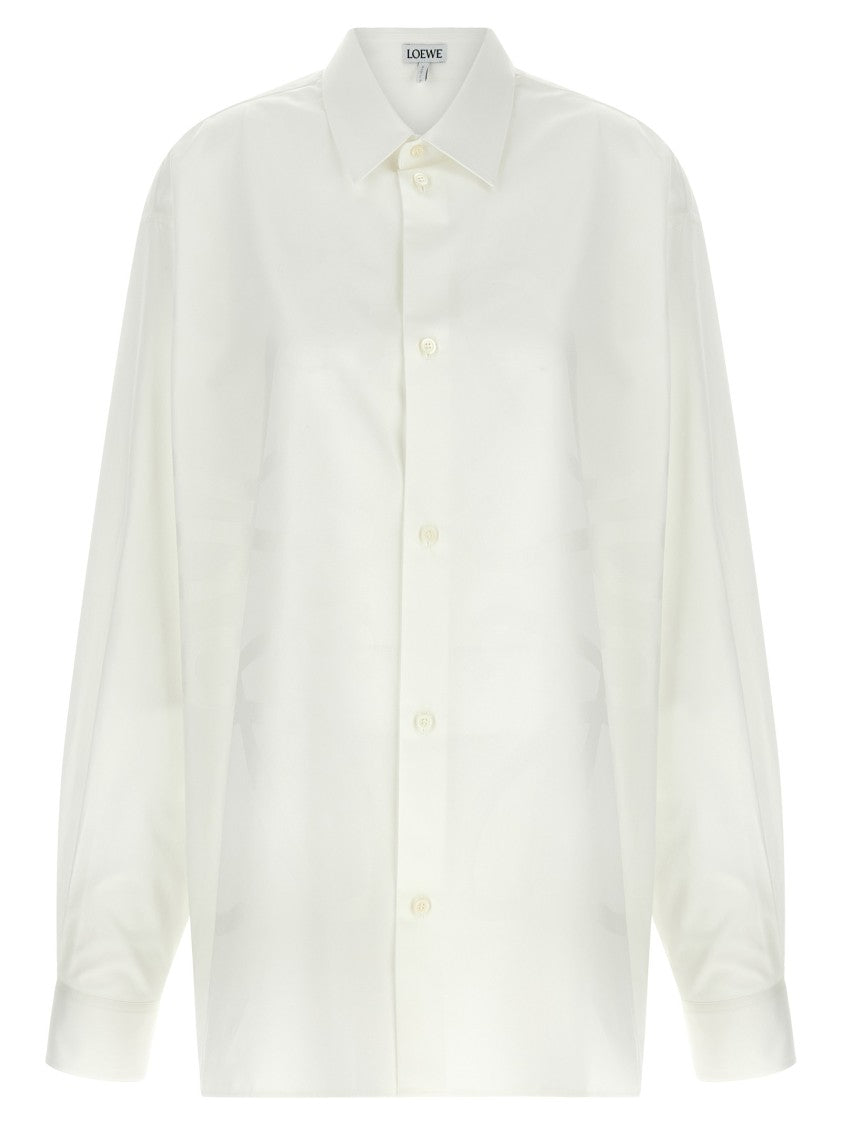 Loewe Anagram Jacquard Cotton Twill Shirt