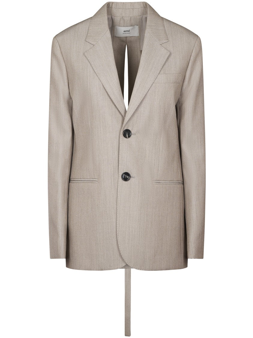 Ami Tailored Back Slit Jacket