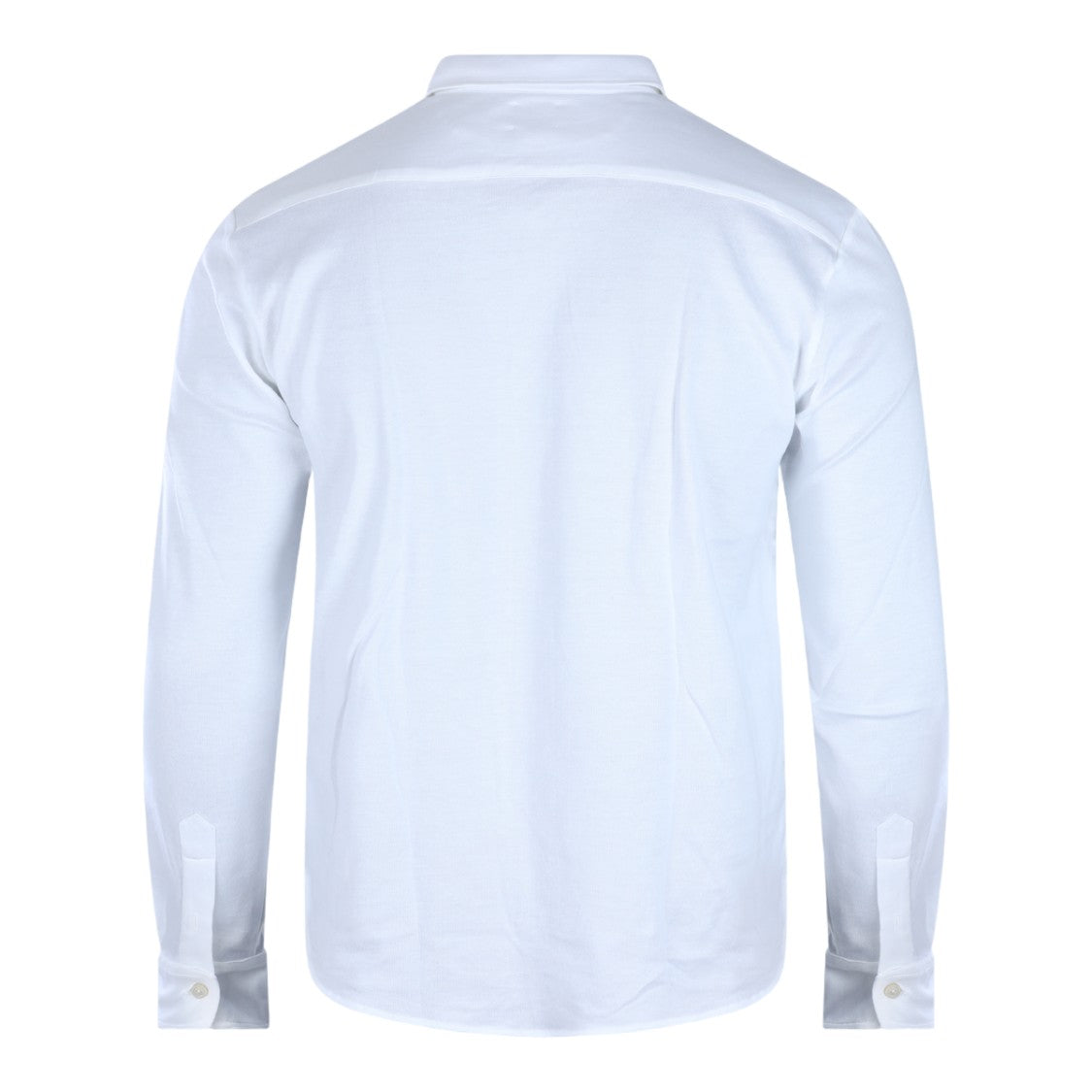 Eleventy Classic Long-Sleeve Shirt With Pointed Collar