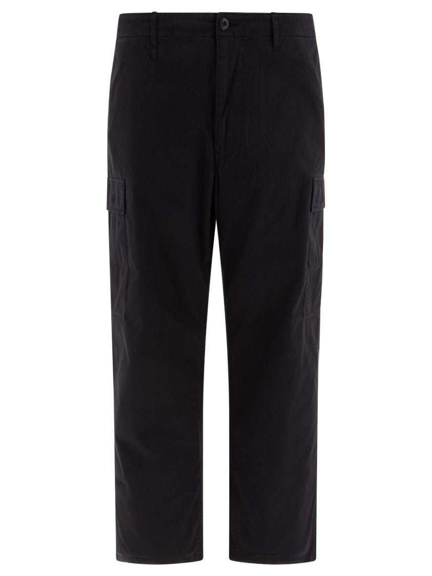 Human Made Relaxed Fit Black Cargo Trousers