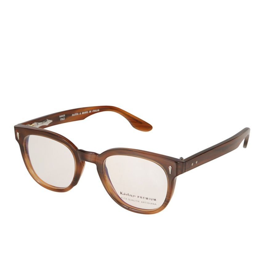 Kador Premium 11 Translucent Brown Gradient Eyeglasses With Keyhole Bridge