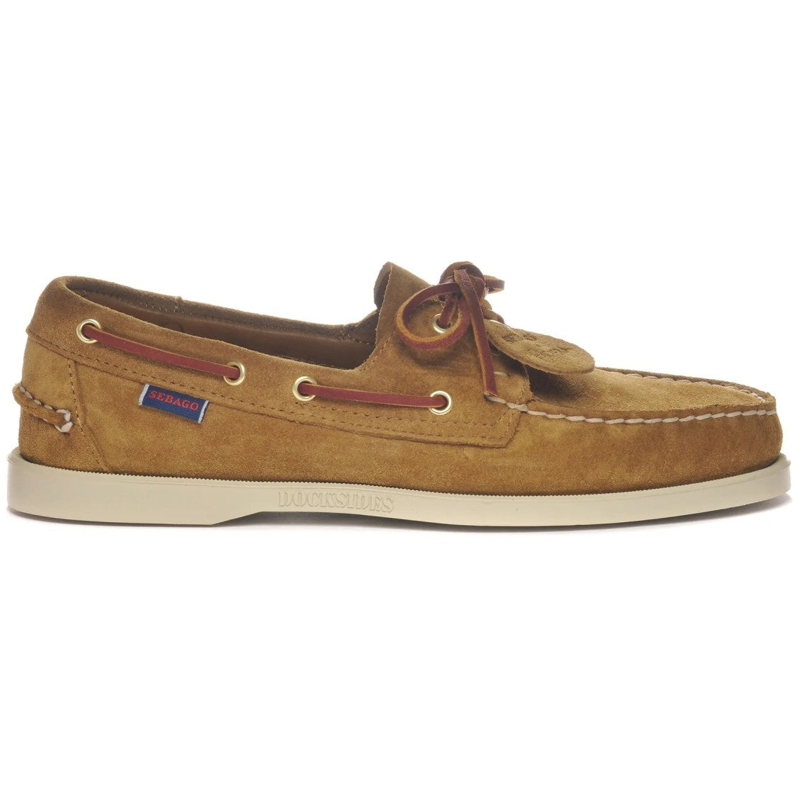 Sebago Italian Suede Moccasins With Hand-Stitched Details