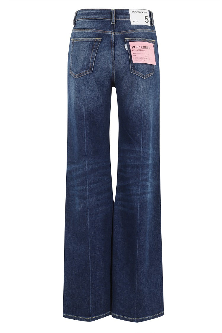 Department 5 Pretender Blue Wide Leg Jeans