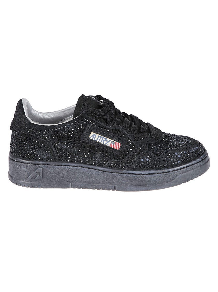 Autry Rose Collection Medalist Suede Sneakers