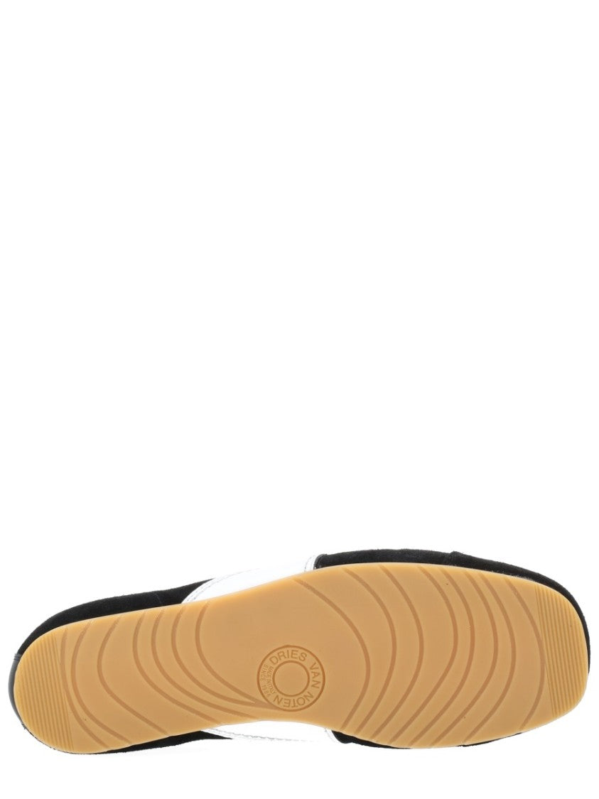 Dries Van Noten Suede Leather Side Stripes Sneakers