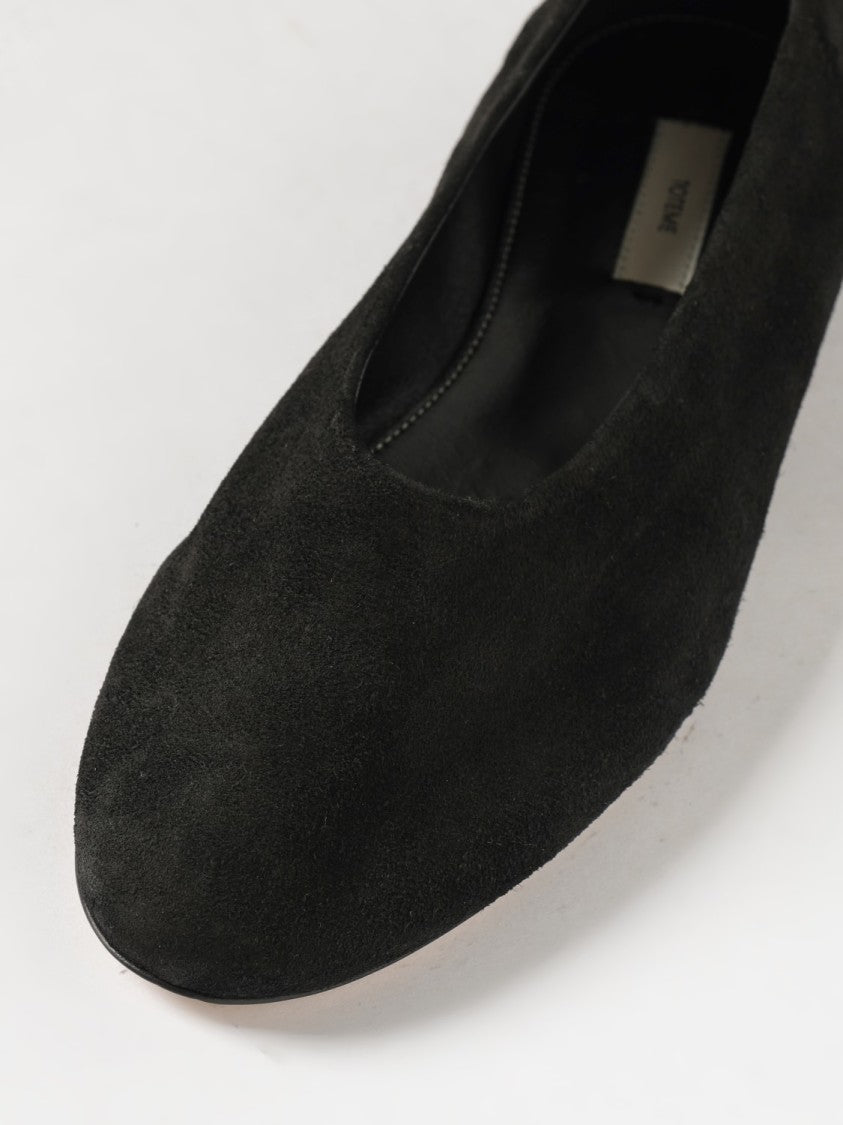 Totême Slip Suede Ballerinas