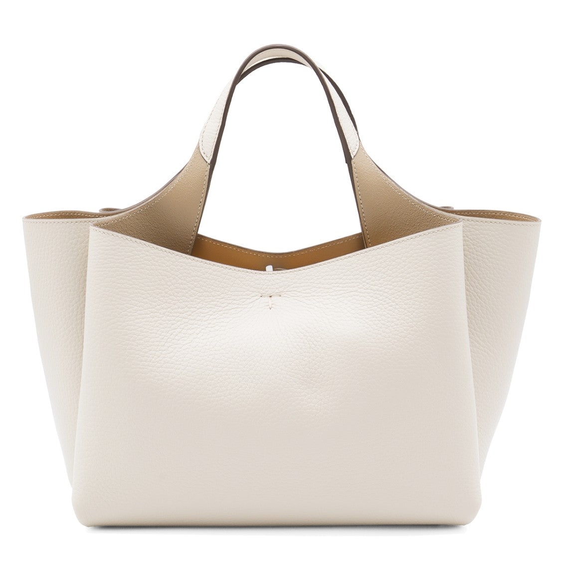 Tod's White Leather Mini Top Handle Bag