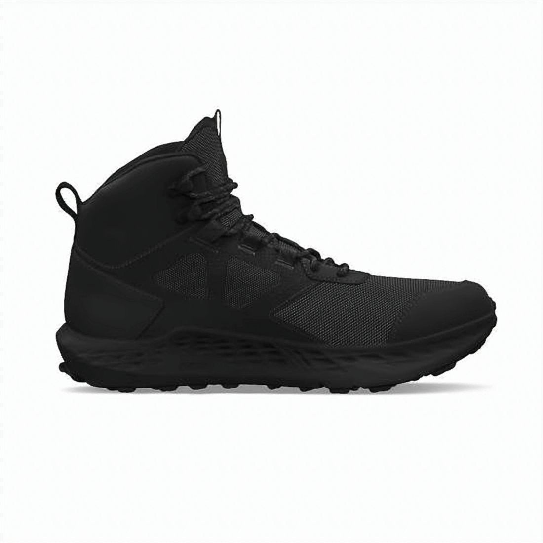 Altra High-Top Black Sneakers With Textured Mesh Upper