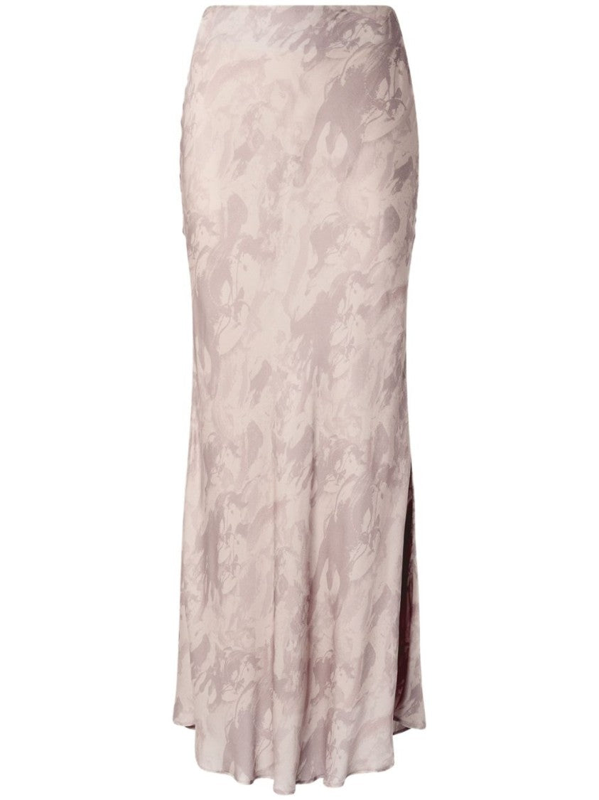 Pinko Soft Viscose Maxi Skirt With Flattering Silhouette