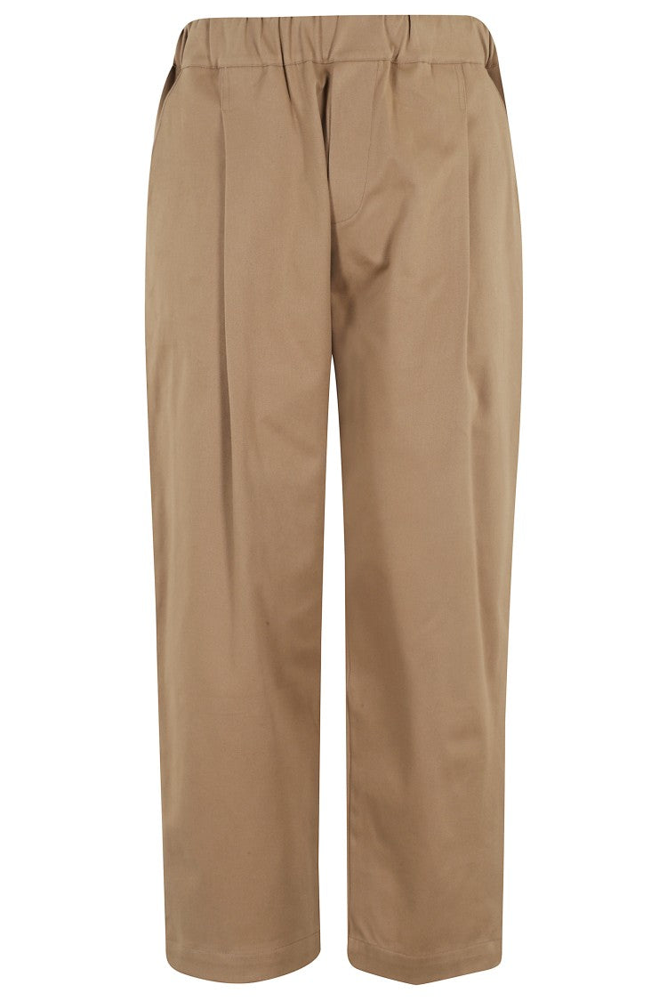 A Paper Kid Gabardine Patterned Pants With Relaxed Fit