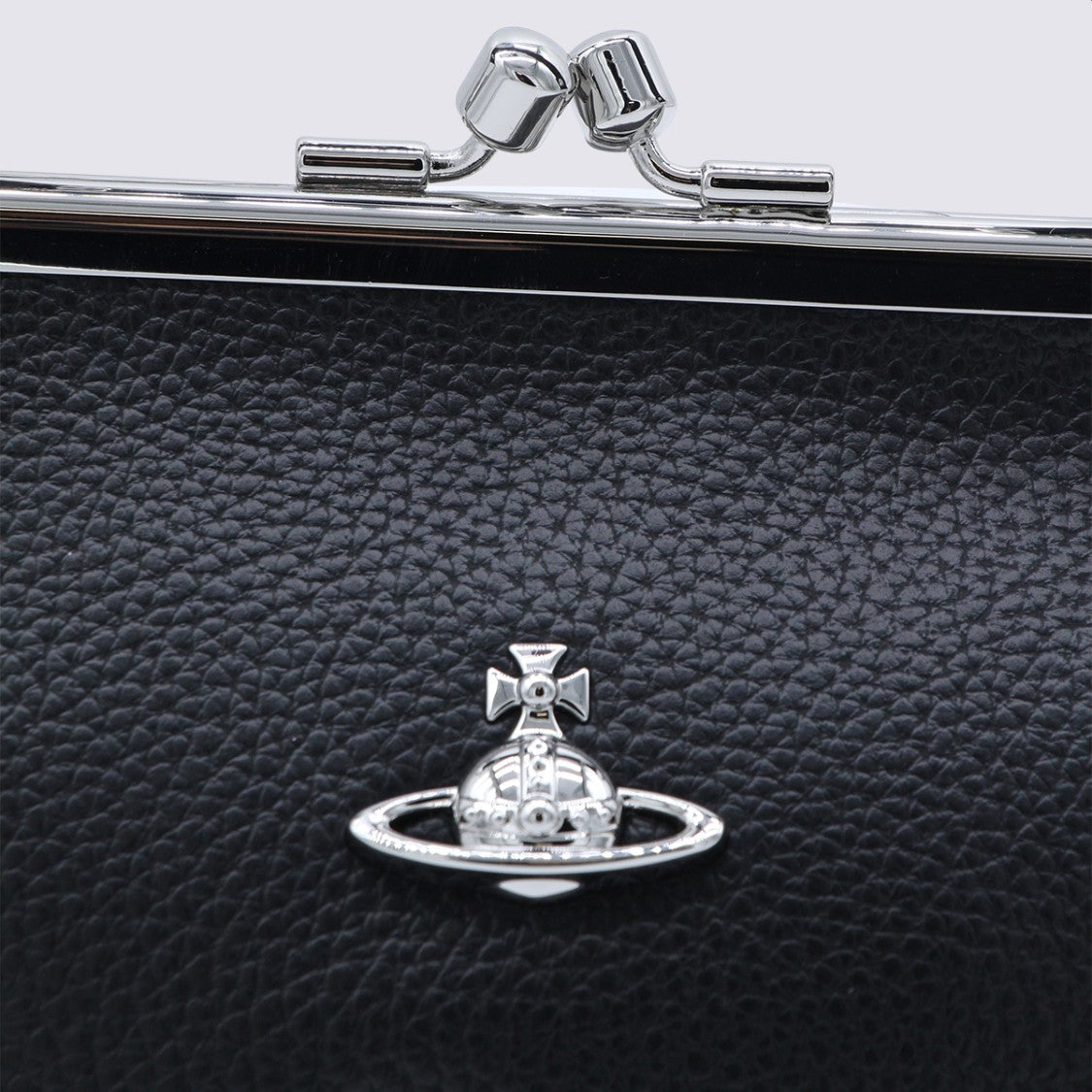Vivienne Westwood Structured Handbag With Pebbled Texture