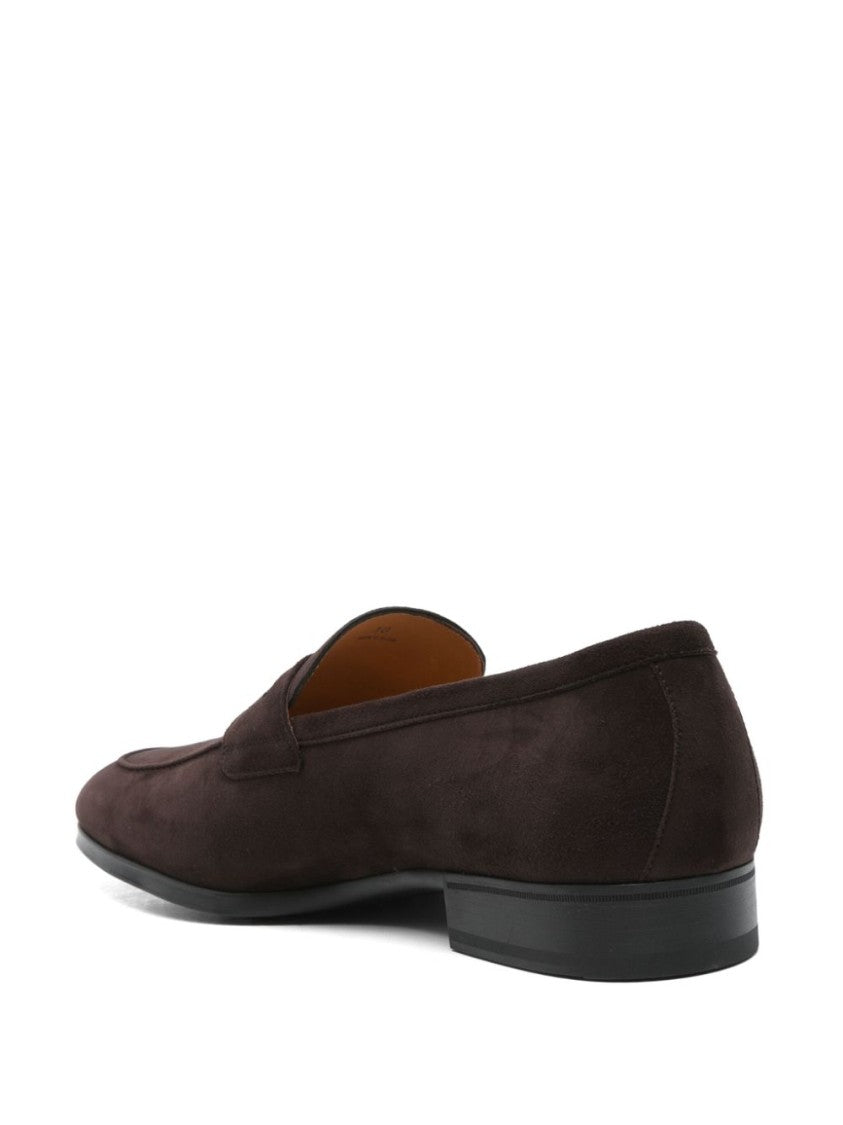 Tod's Soft Suede Brown Sneakers With Classic Loafer Design