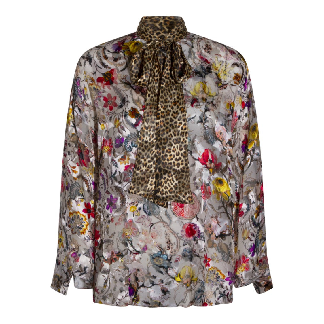 Roberto Cavalli Beige Tailored Shirt With Button-Down Front