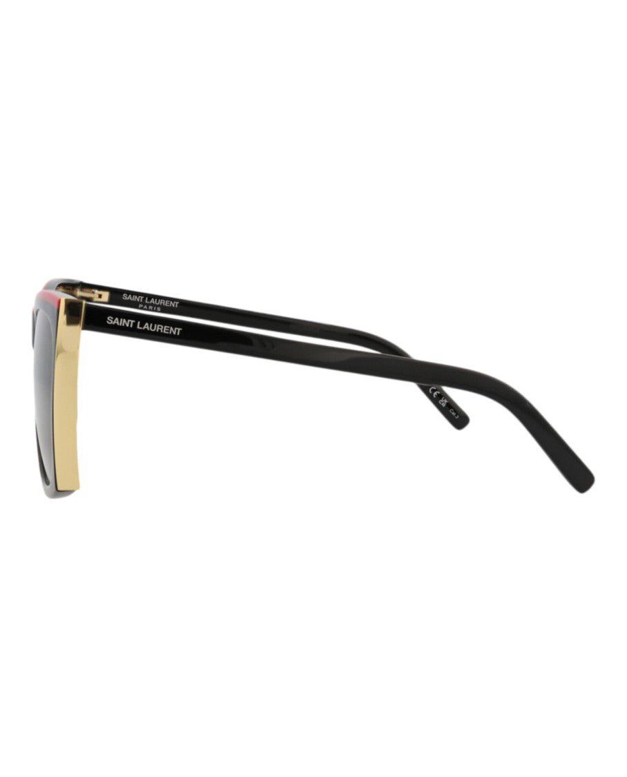 Saint Laurent Square-Frame Recycled Acetate Sunglasses