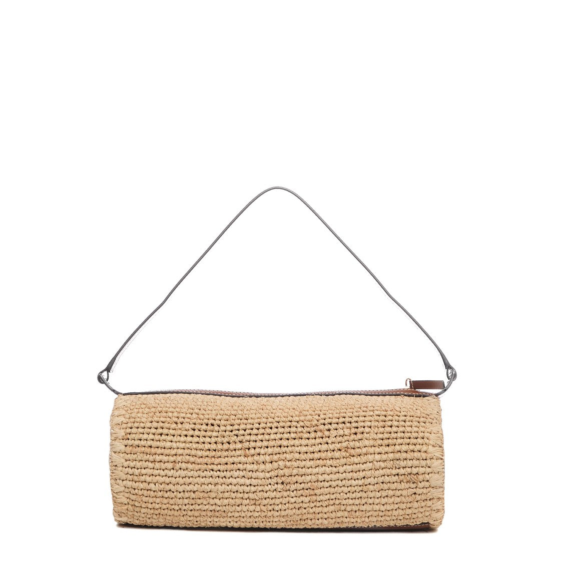 Staud Natural Raffia Mini Taru Shoulder Bag