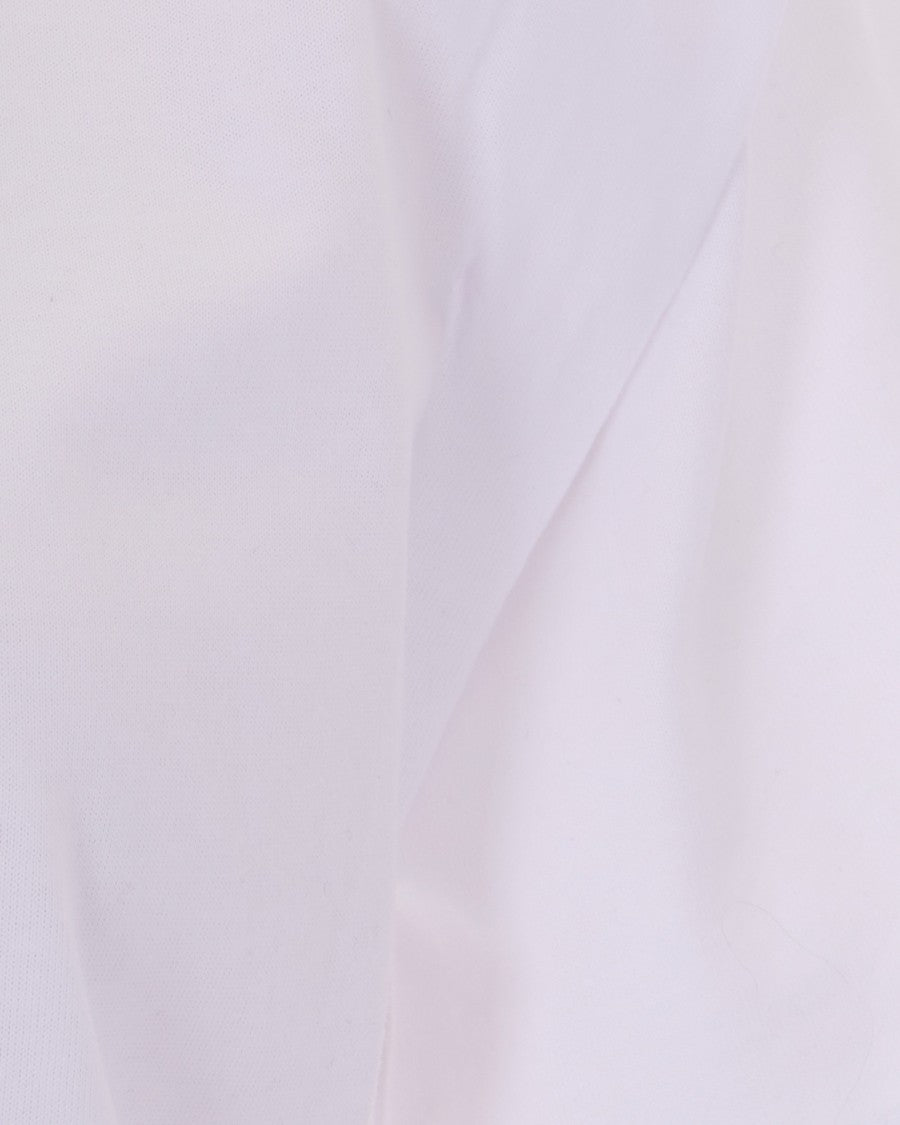 Isabel Marant Structured Puff-Sleeve White Cotton T-Shirt