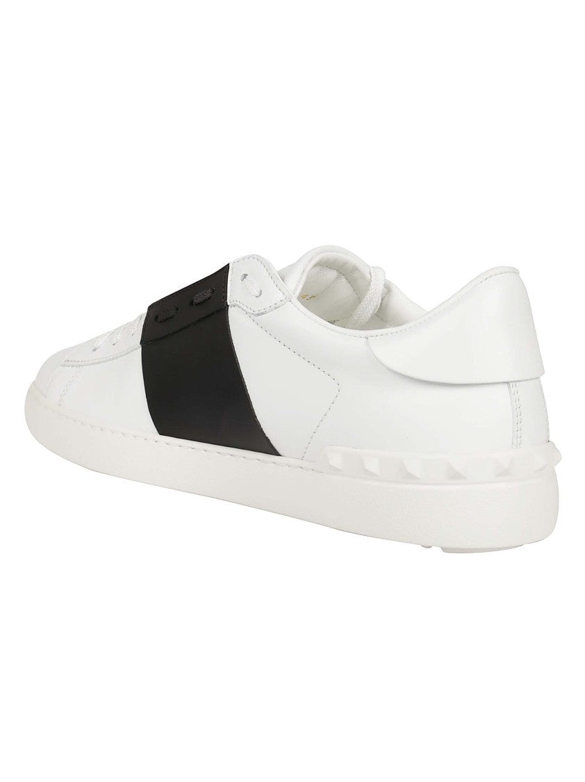 Valentino Garavani Open Low-Top Sneakers With Contrasting Band And Rubber Sole