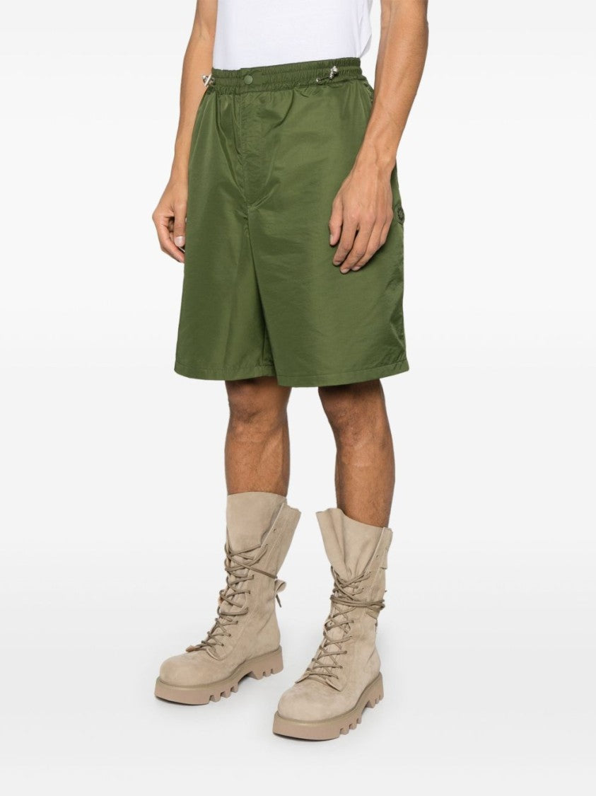 Kenzo Olive Green Elasticated Waistband Shorts
