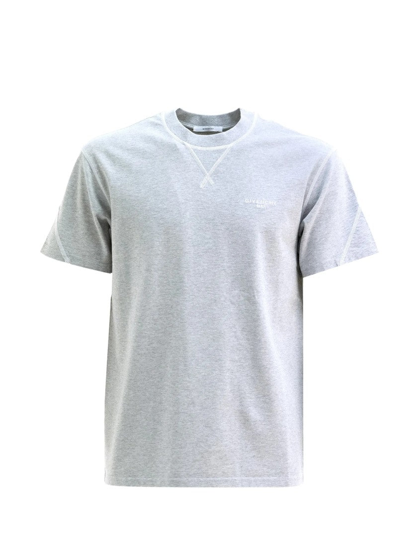 Givenchy Cotton Couture Seam Contrasted Stitch T-Shirt