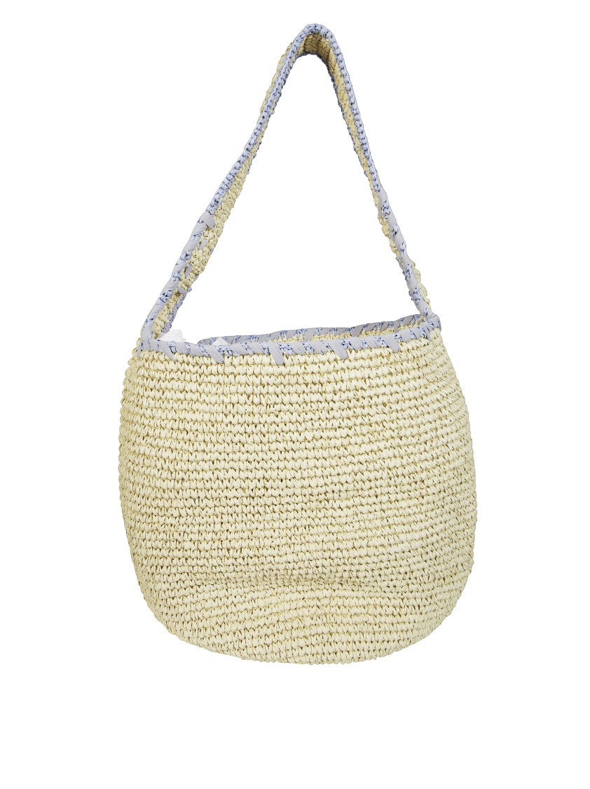 Marni Woven Shoulder Bag With Rounded Silhouette