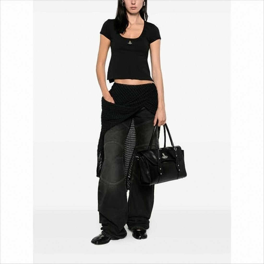 Vivienne Westwood Scoop Neck Fitted Short-Sleeve T-Shirt