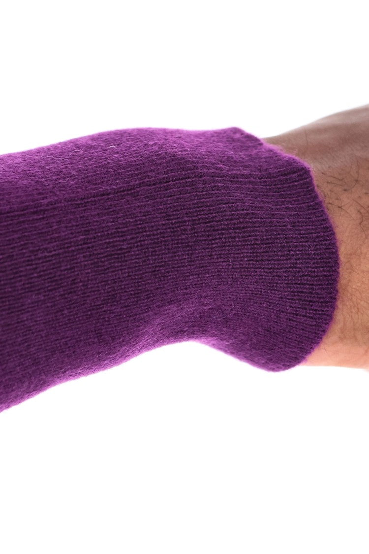 Drumohr Solid Color Pure Cashmere Crewneck Sweater