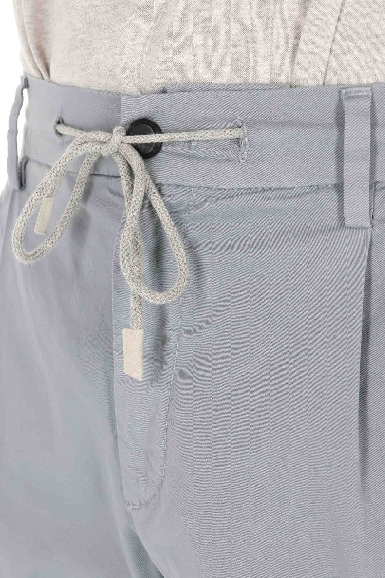 Eleventy Comfort Cotton Drawstring Trousers