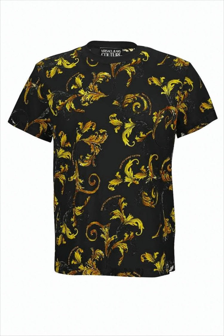 Versace Baroque Patterned Short-Sleeve Versace T-Shirt