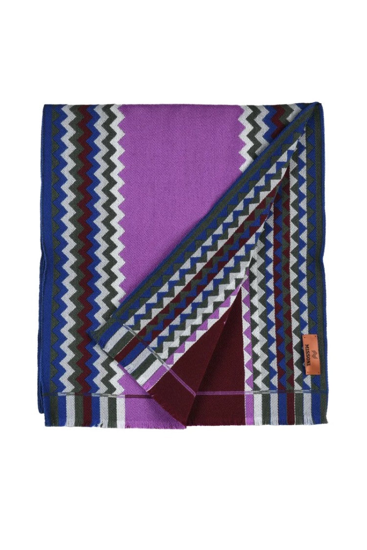 Missoni Fuchsia Wool Scarf
