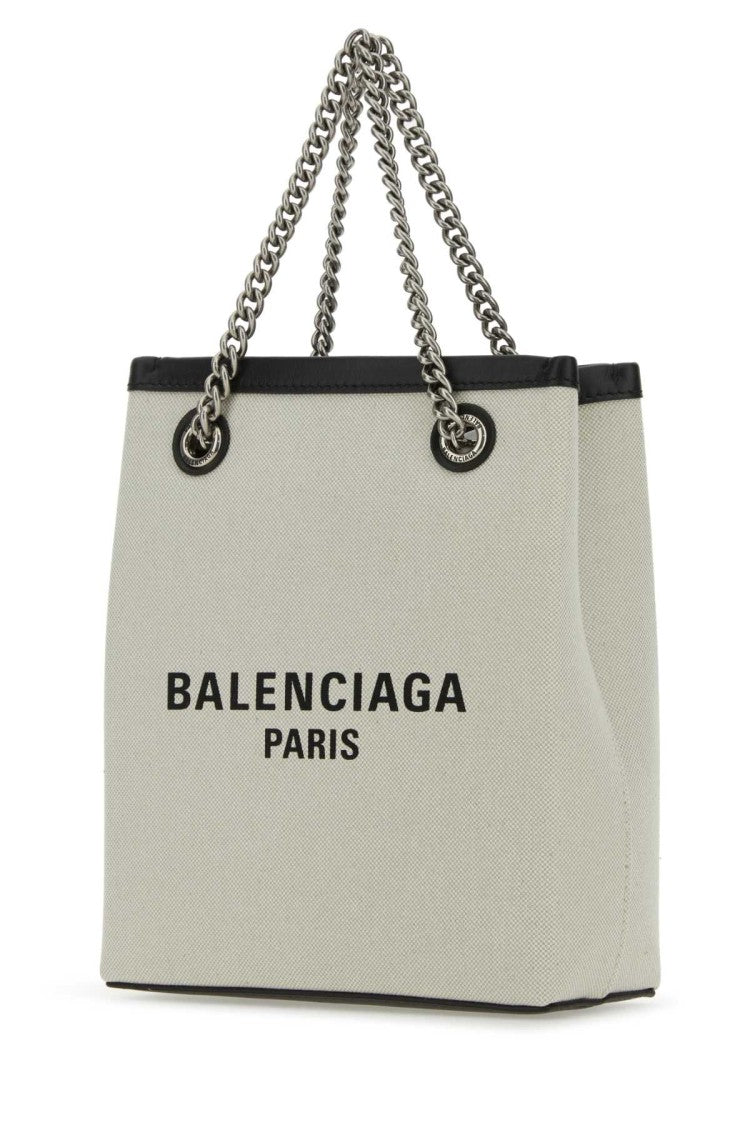 Balenciaga Sand Canvas Duty Free Handbag