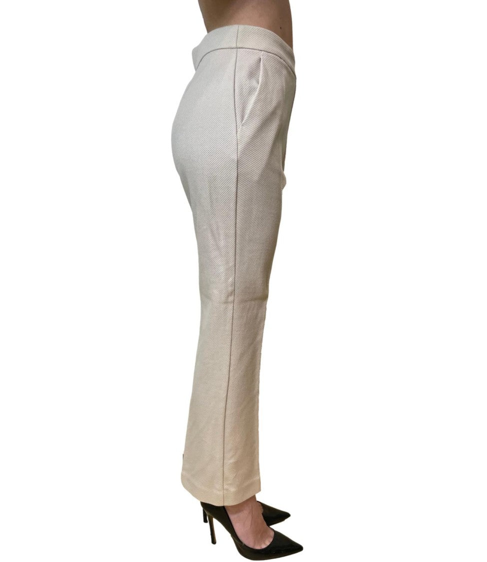 Max Mara Ivory White Mmlcaliffo Polyamide Trousers