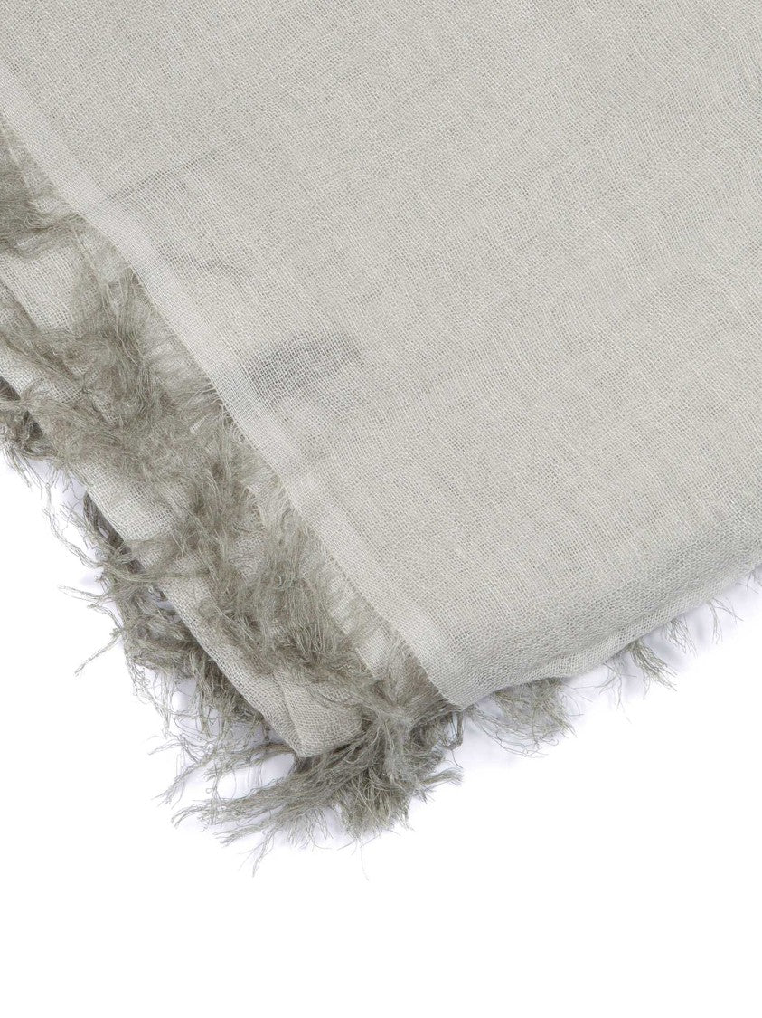 Faliero Sarti Kashy Fringed Square Scarf