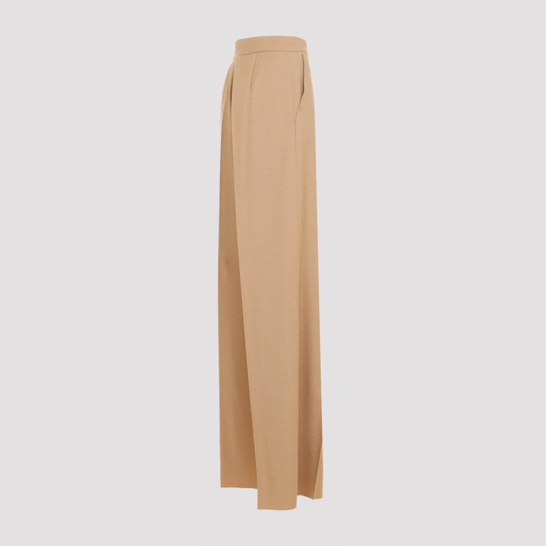 Max Mara Honey Brown Virgin Wool Senna Pants