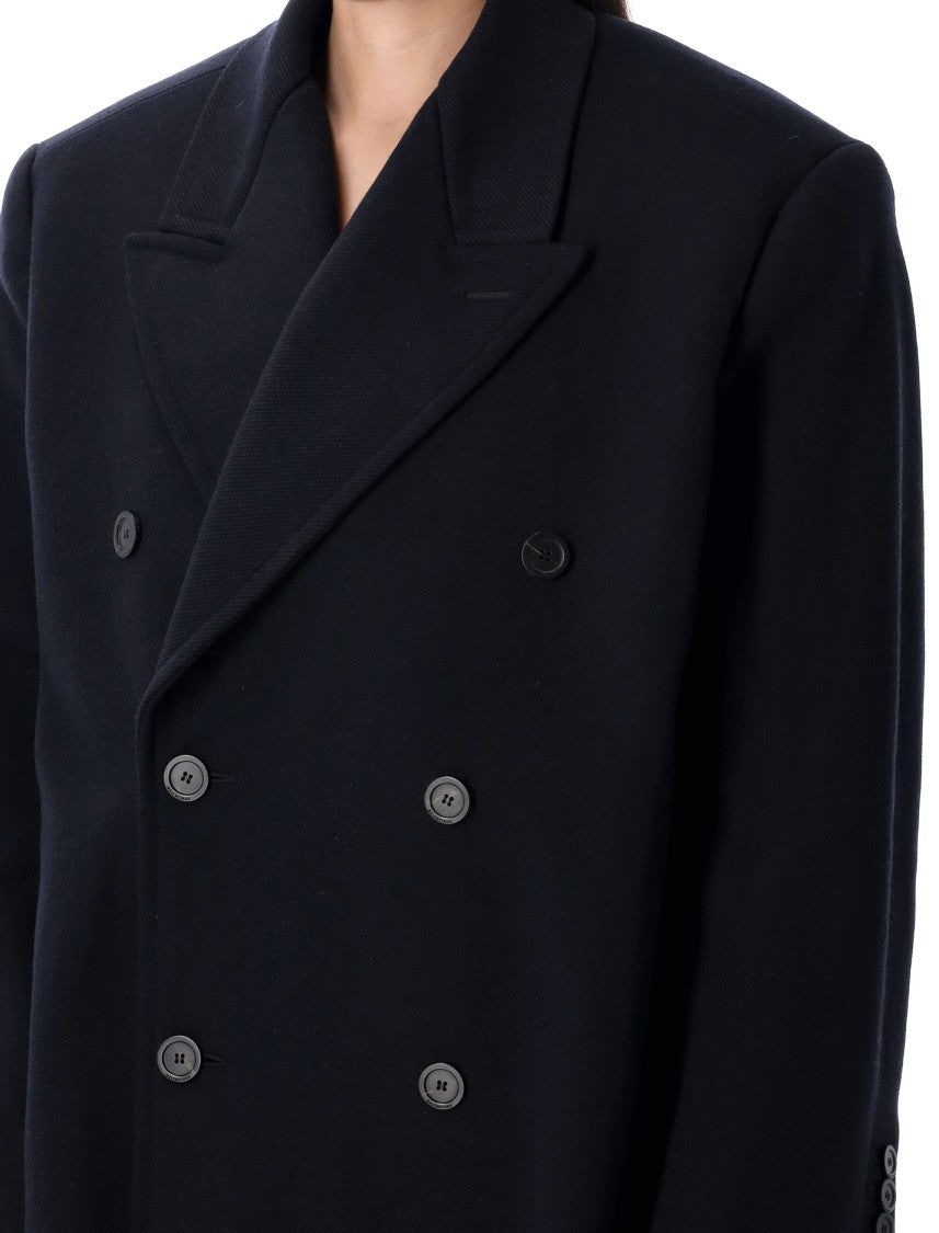 Balenciaga Oversized Double Breasted Coat