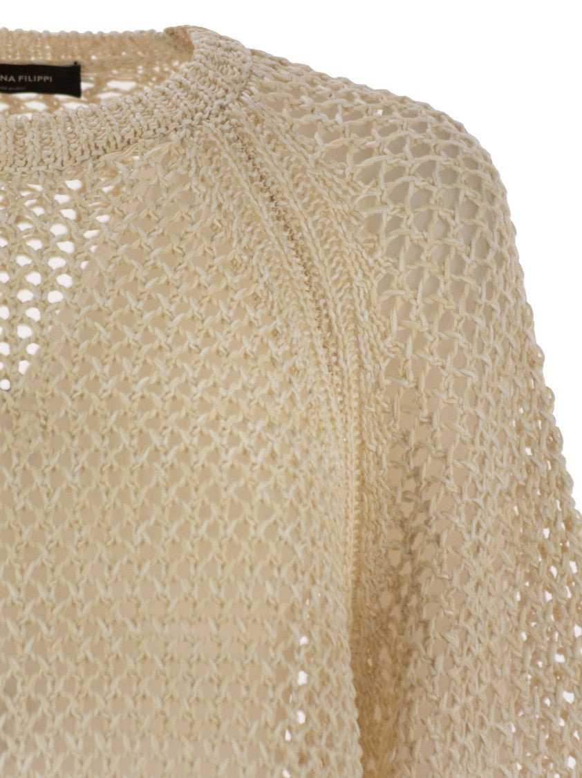 Fabiana Filippi Oversized ¾-Sleeved Cape Sweater