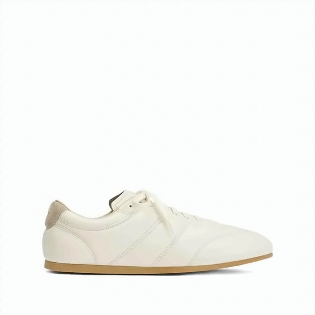 Lemaire Low-Top Minimalist Sneakers In Smooth Lambskin Leather