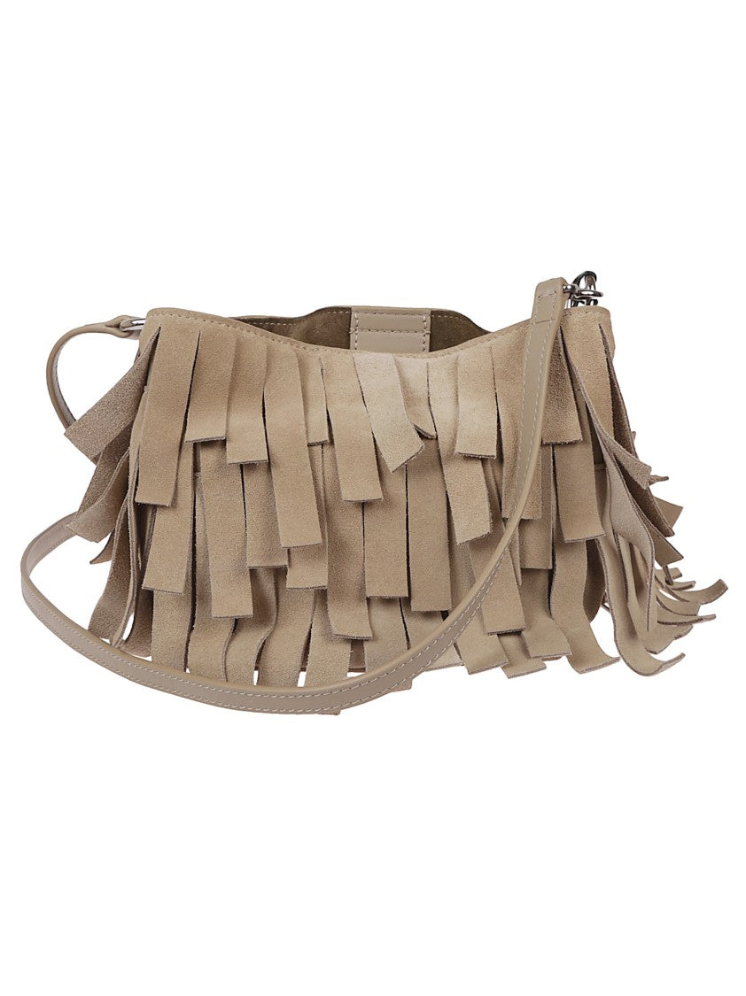 Hogan Hocket Fringe-Detail Leather Bag