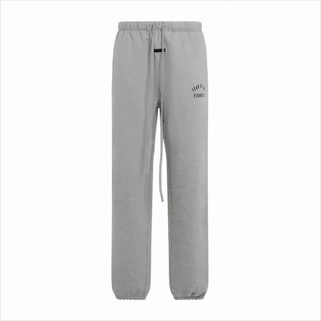 Fear Of God Heather Grey Relaxed Fit Jogger Pants With Elastic Waistband