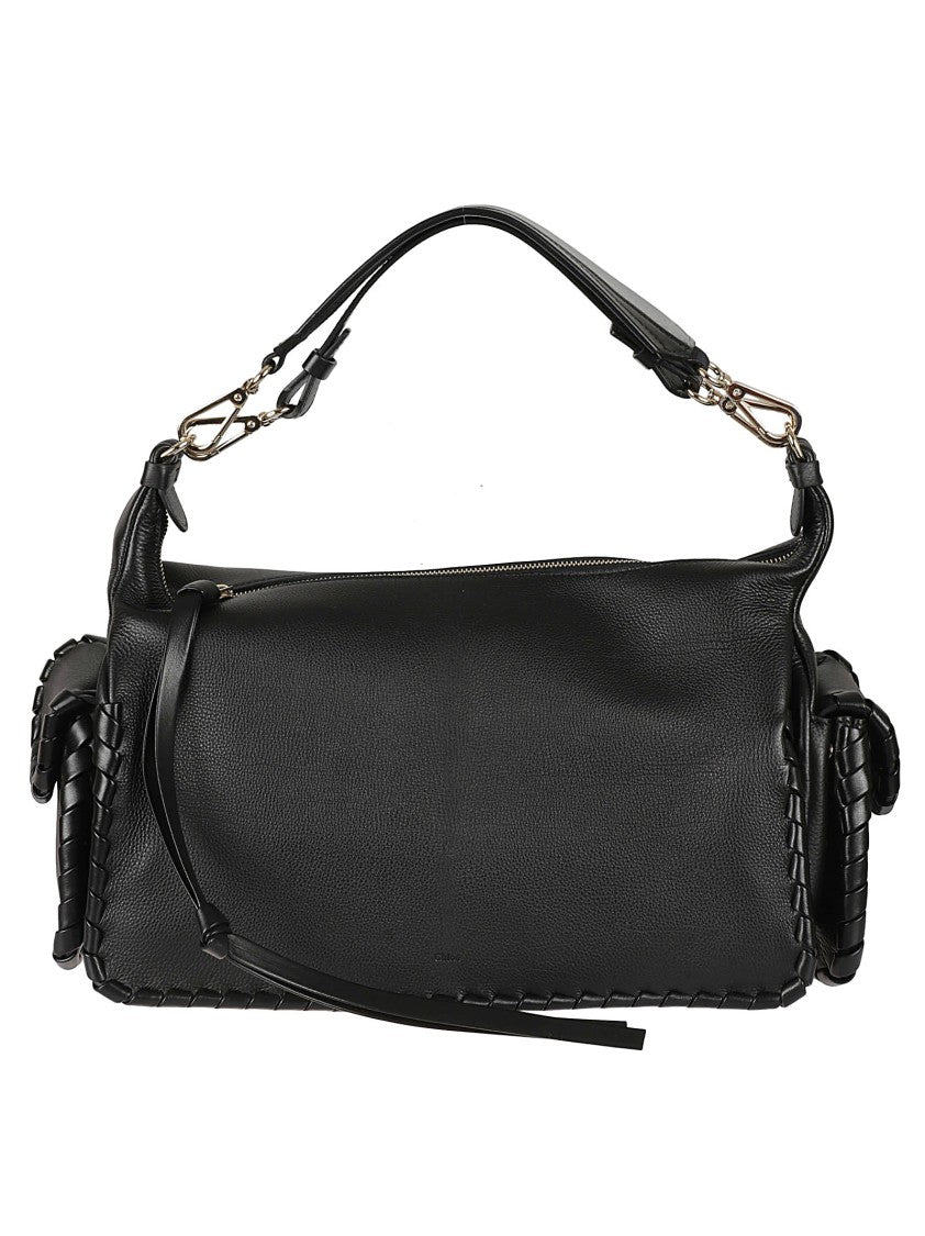 Chloé Rectangular Handbag With Braided Leather Trim