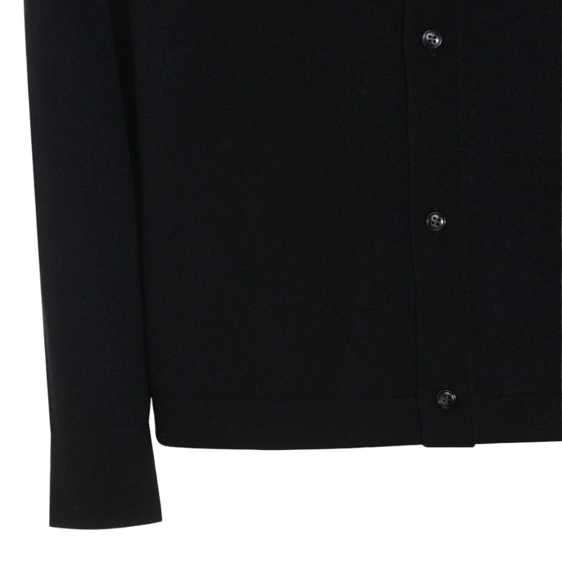 Lisa Yang Fitted Collar Button-Up Sweater