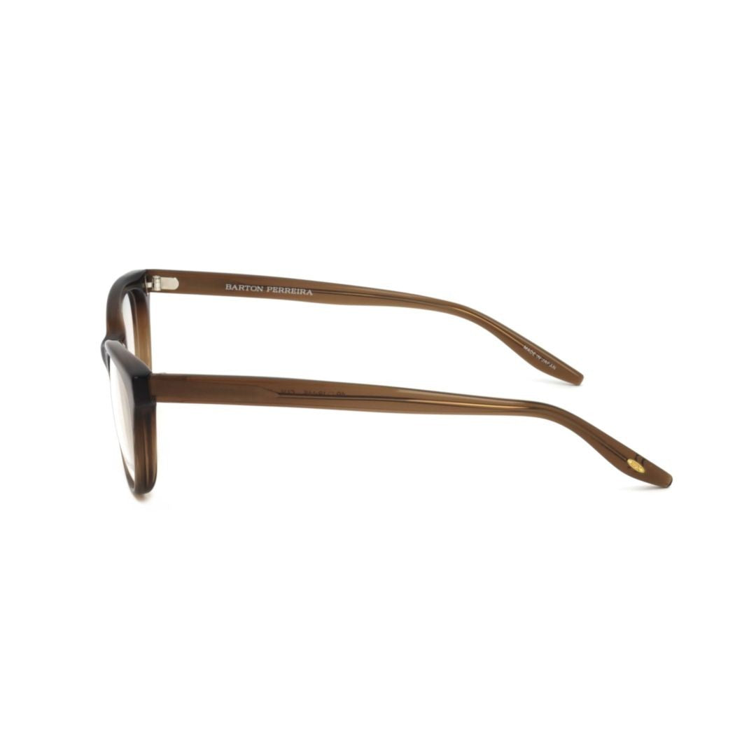 Barton Perreira Bp5042 492Ln Translucent Brown Cat-Eye Eyeglasses With Tapered Temples