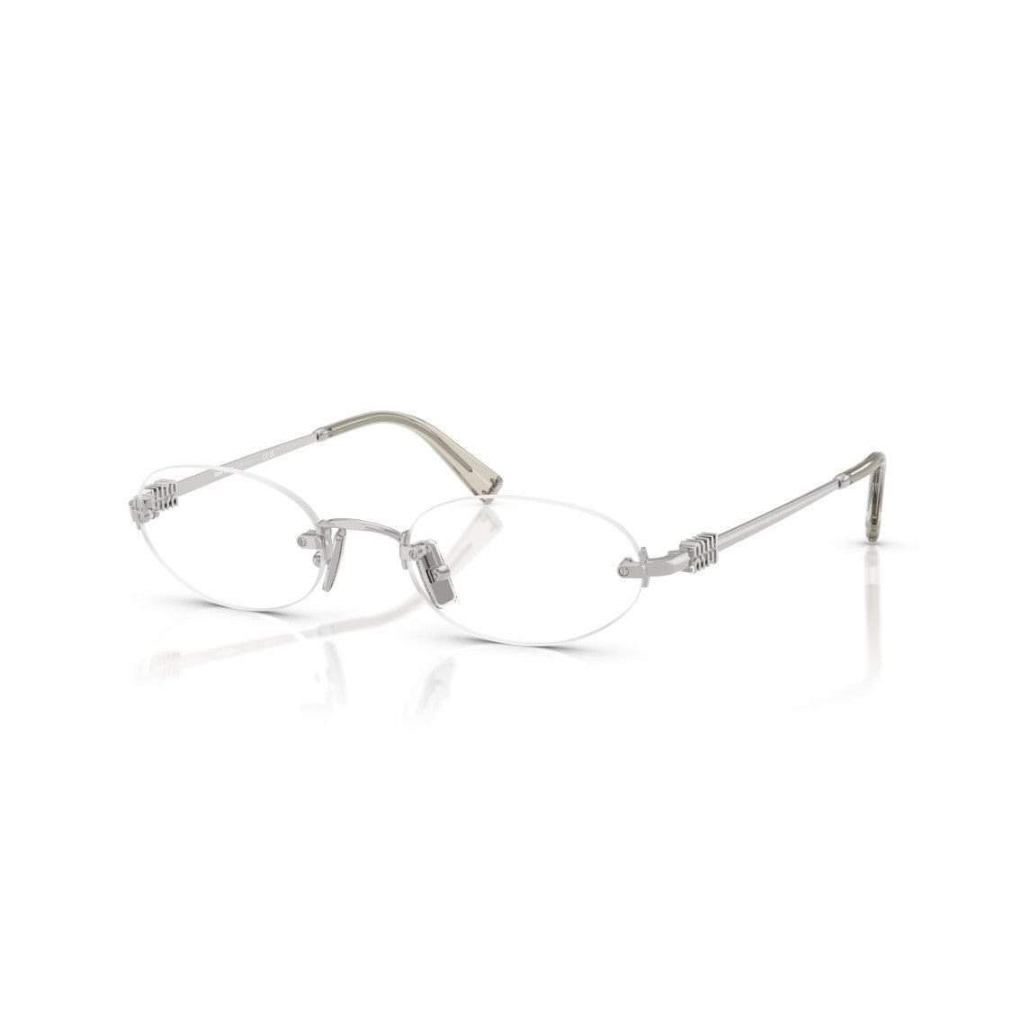 Miu Miu 0Mu 53Wv Rimless Oval Eyeglasses