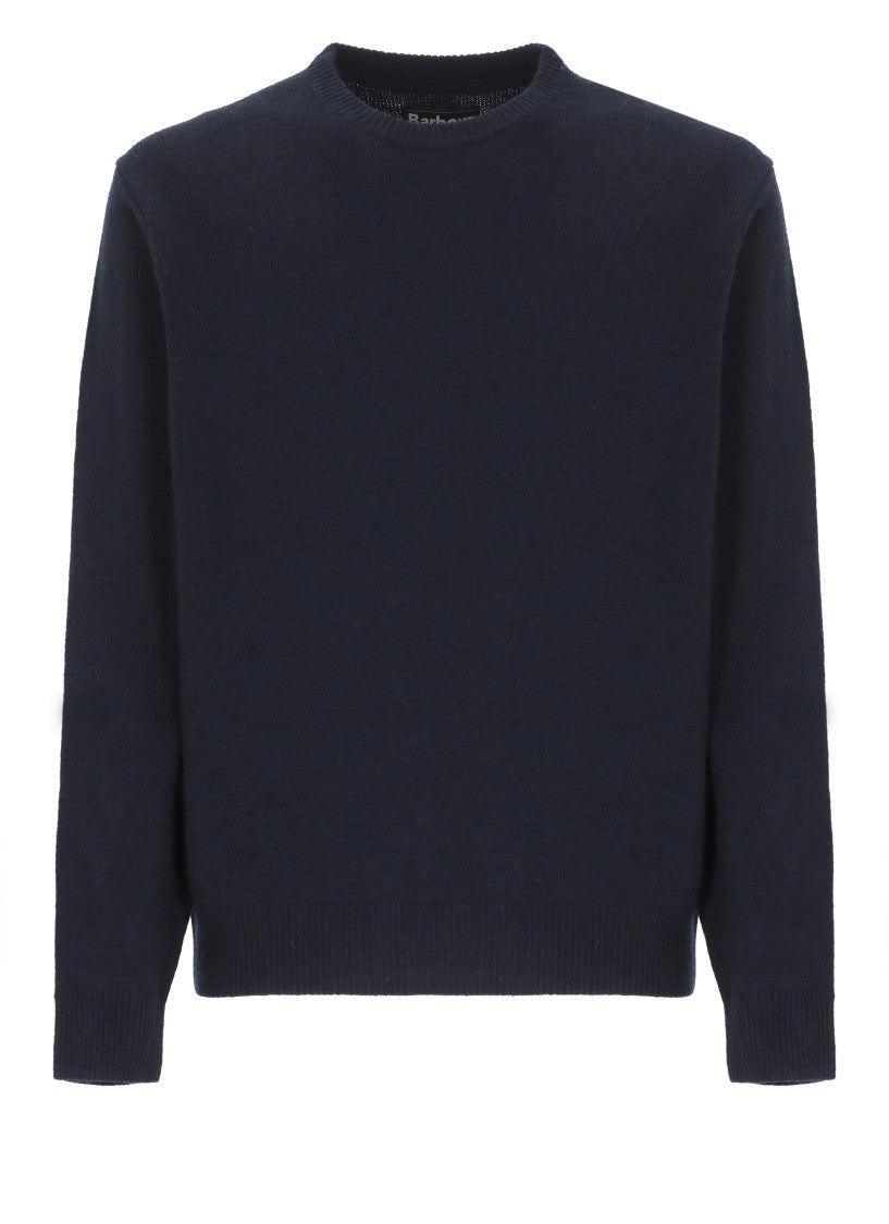 Barbour Navy Blue Wool Sweater