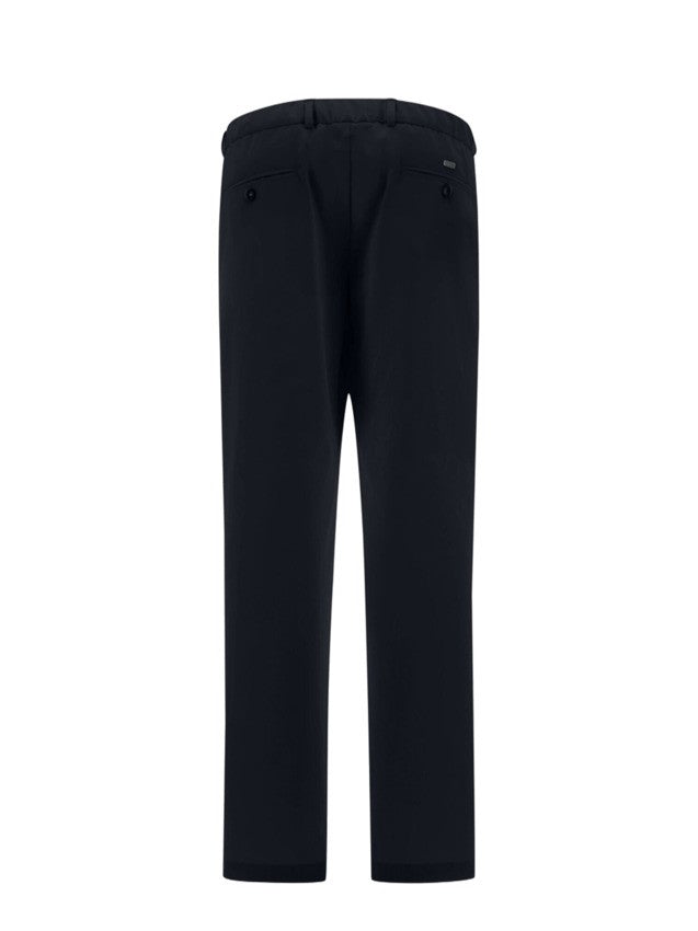 Herno Soft Twill Stretch Pants With Relaxed Fit And Vintage Appeal