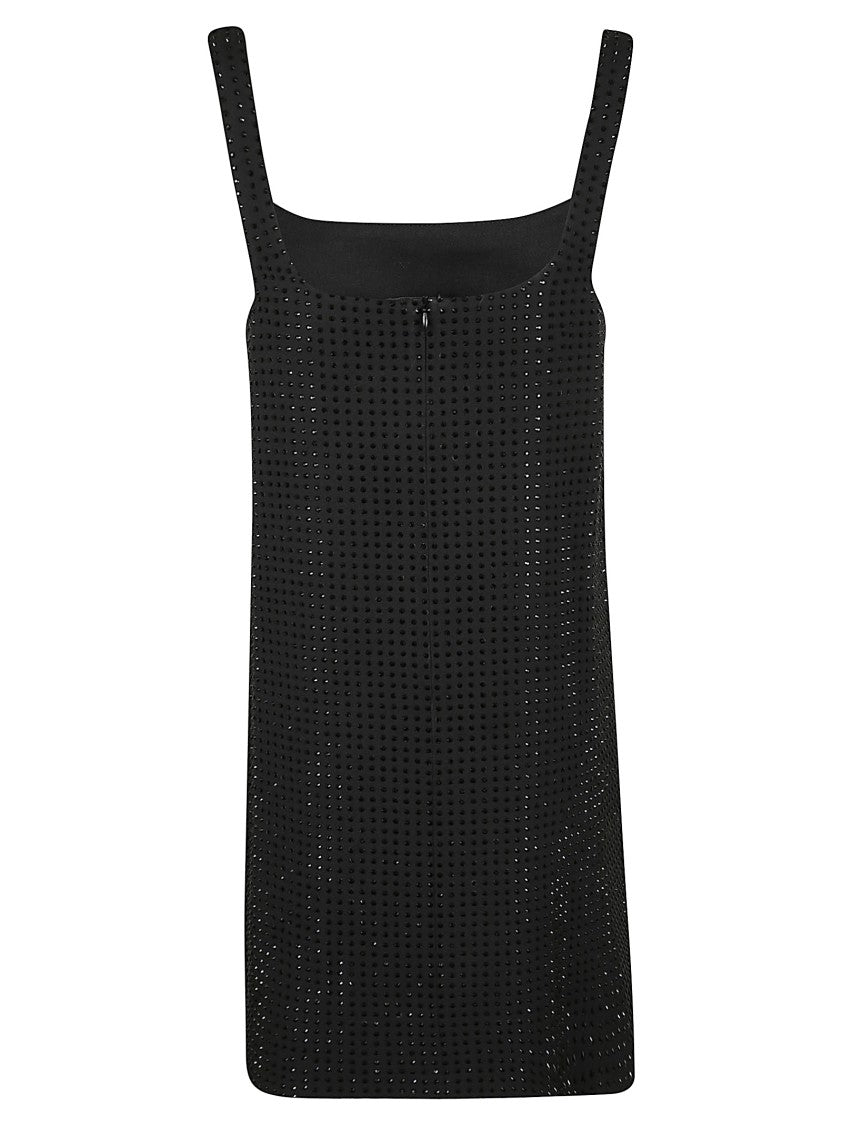 Pinko Aroa Full-Shoulder Yarn-Dyed Dress