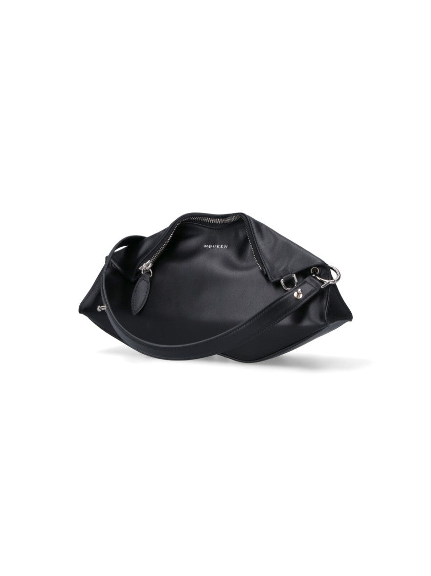 Alexander Mcqueen “Manta” Logo Pouch – Black