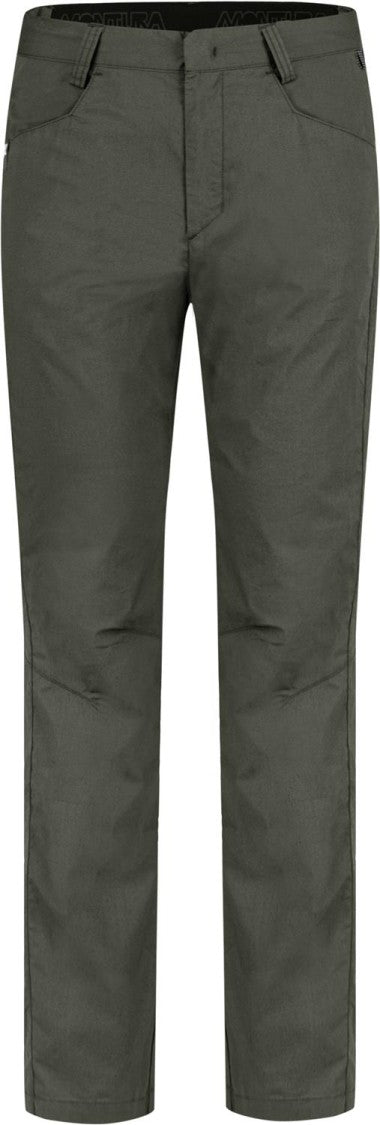 Montura Structured Green Straight-Fit Shorts With Minimalist Design