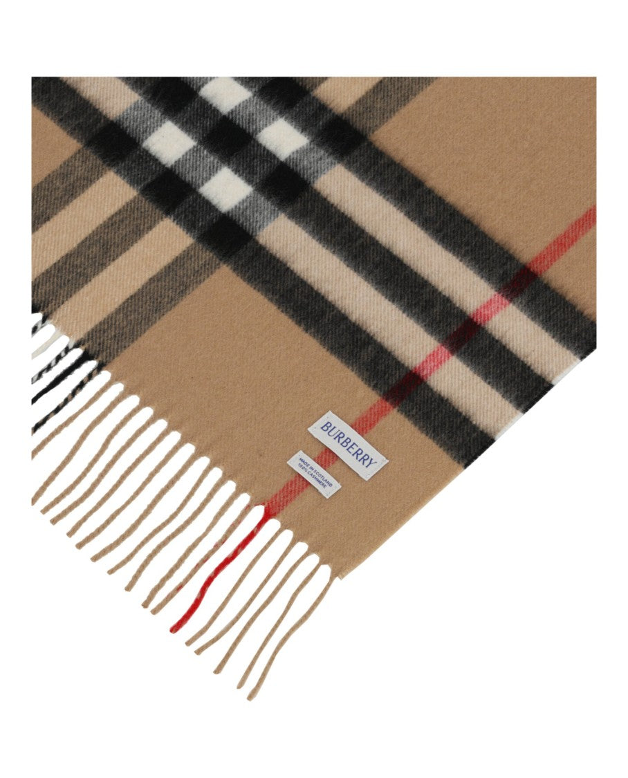 Burberry Giant Check Cashmere Scarf